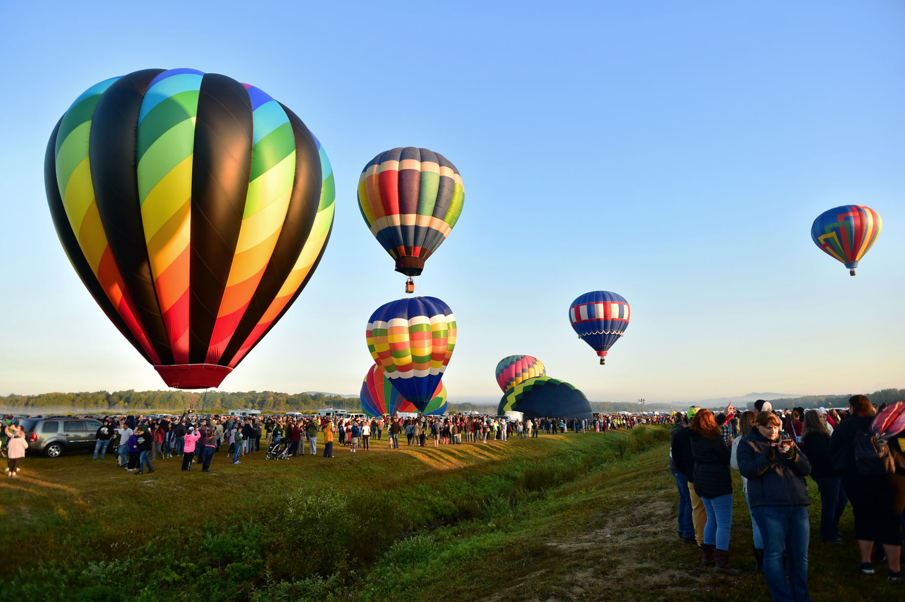 Adirondack Balloon Festival, Saturday morning launch